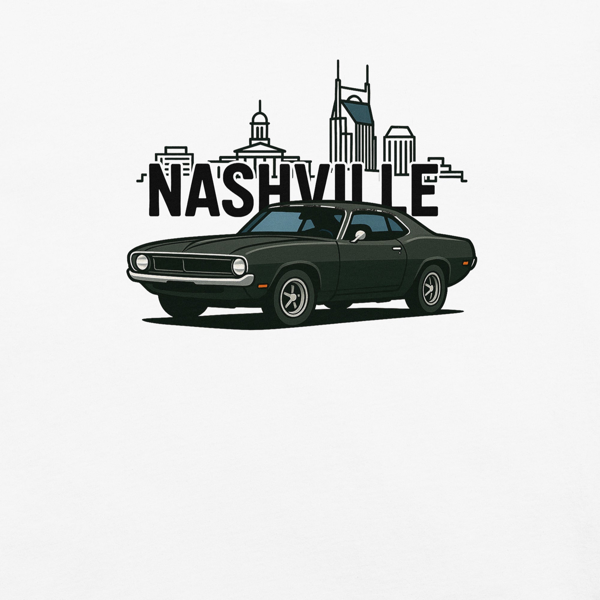 Nashville Classic Car T-Shirt