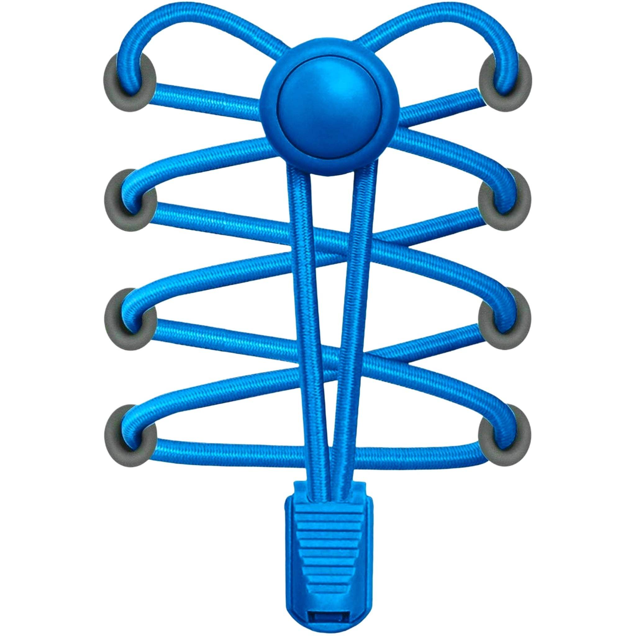 Round Locks Elastic adjustable laces with matching accessories for versatile shoe fitting