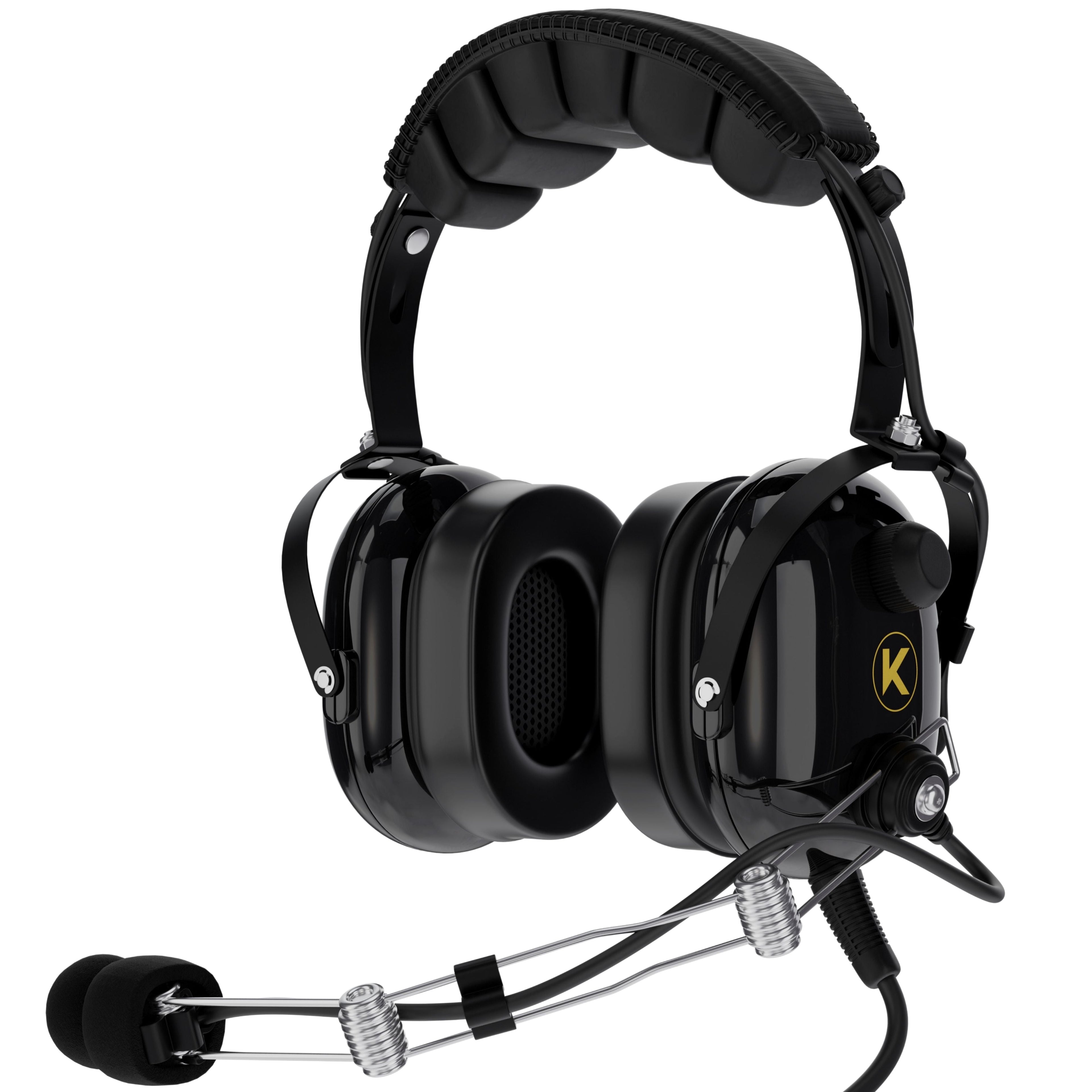 KORE P1 General Aviation Headset (Mono), Dual GA Plugs