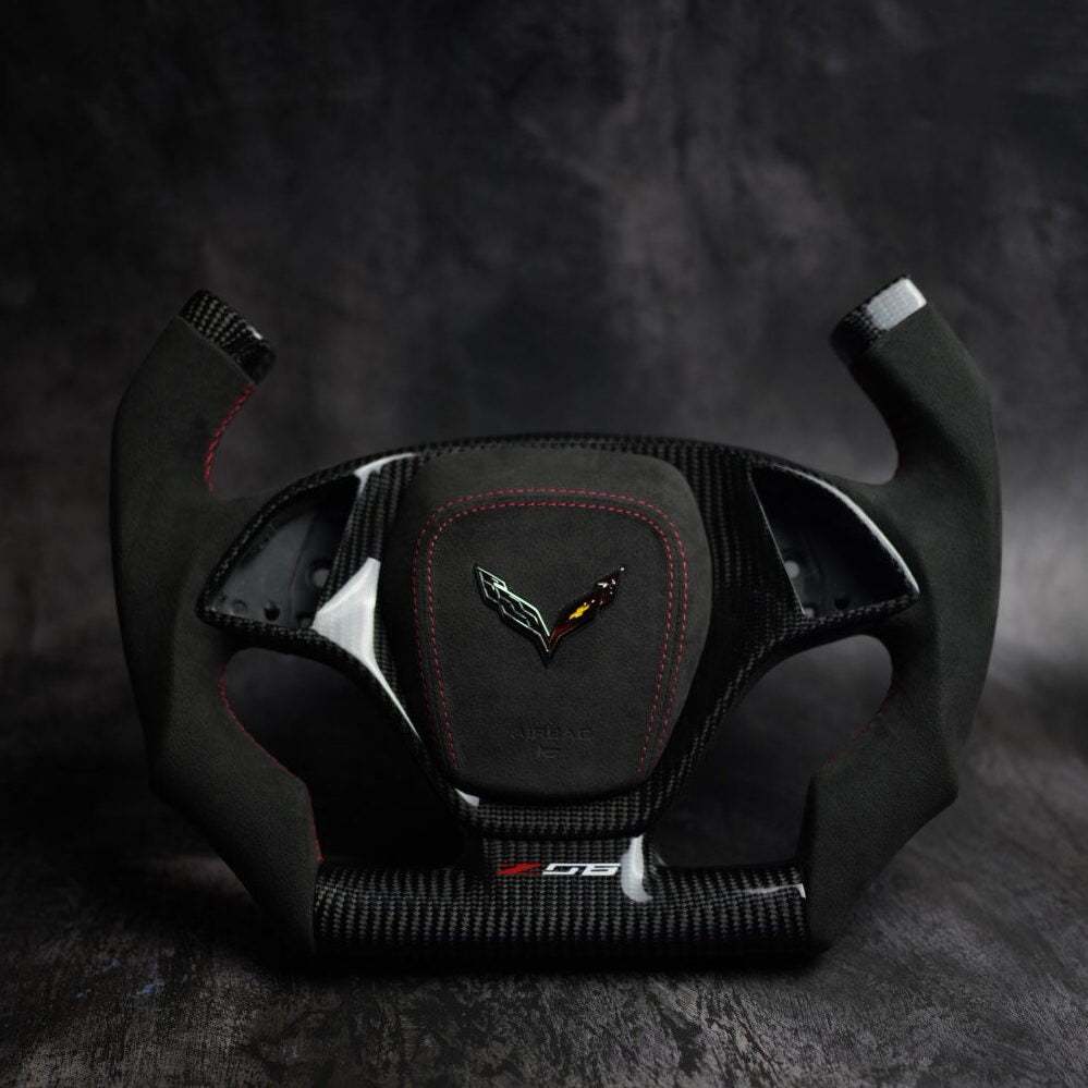 Custom steering wheel for 2014-2019 Corvette C7 by Exclusive Steering