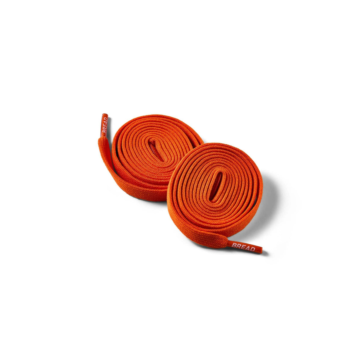 Coral Orange Bread Laces stretchy shoelaces secure with one tie