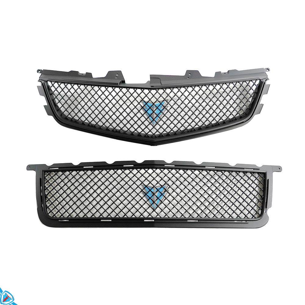 2008-2013 Cadillac CTS with CTS-V style front bumper conversion kit installed