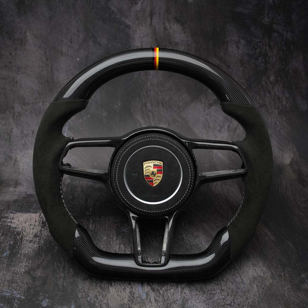 2014 - 2020 Porsche 911 (991.2) / GT3/GT3RS(991) / 718 Boxster/Cayman (982) / Cayenne (958.2) / Panamera (971) / Macan(95B) | Custom Steering Wheel by Exclusive Steering - Prop and Piston