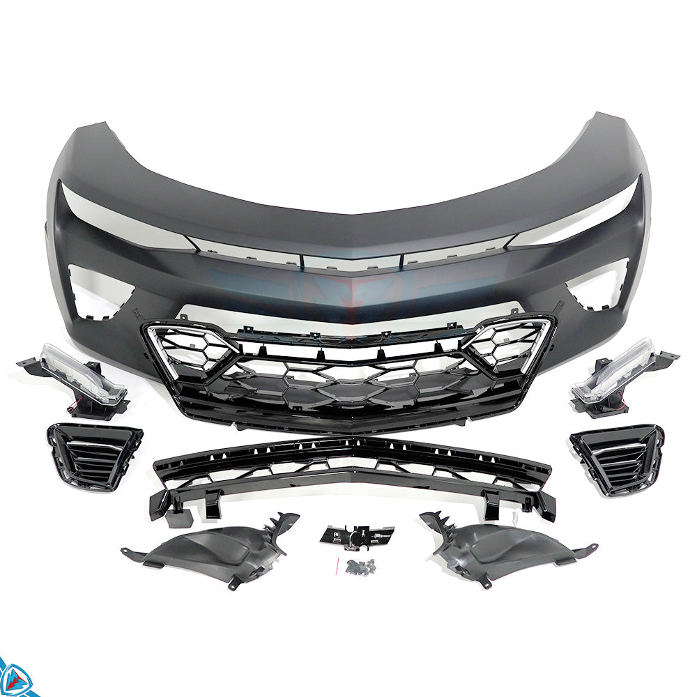 2016-2018 Chevrolet Camaro SS (6th Gen) 50th Anniversary Special Edition Style Front Bumper Conversion Kit - Prop and Piston