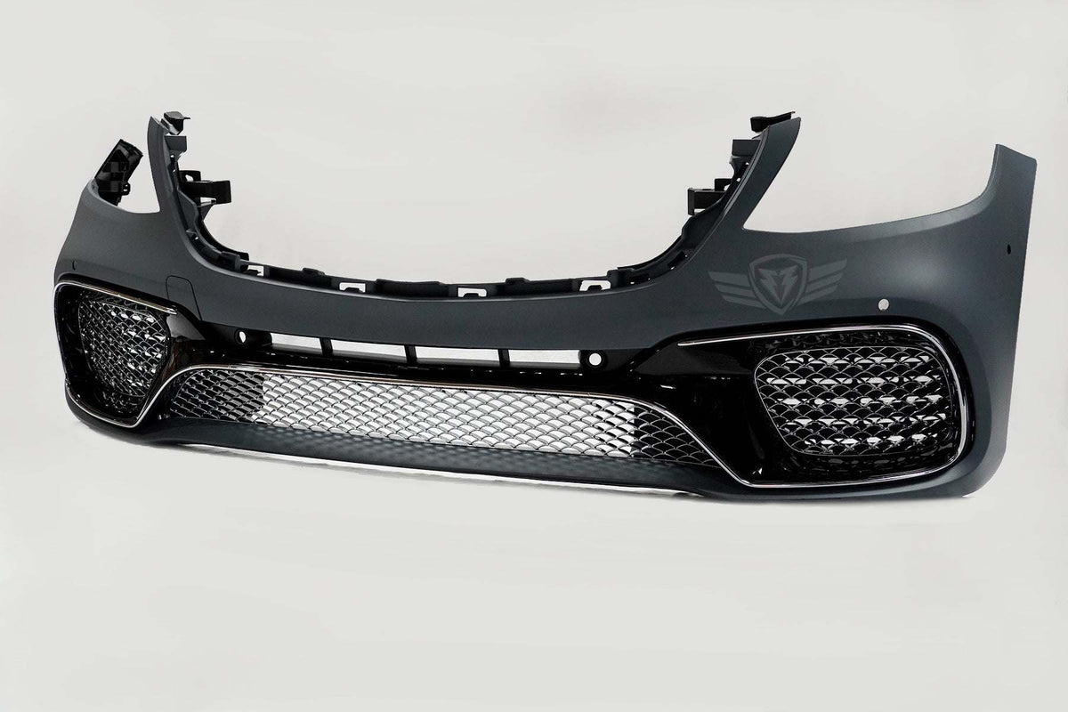 2018 - 2020 Mercedes Benz (W222) Facelift S - Class to S65 AMG Style Front Bumper Conversion Kit - Prop and Piston