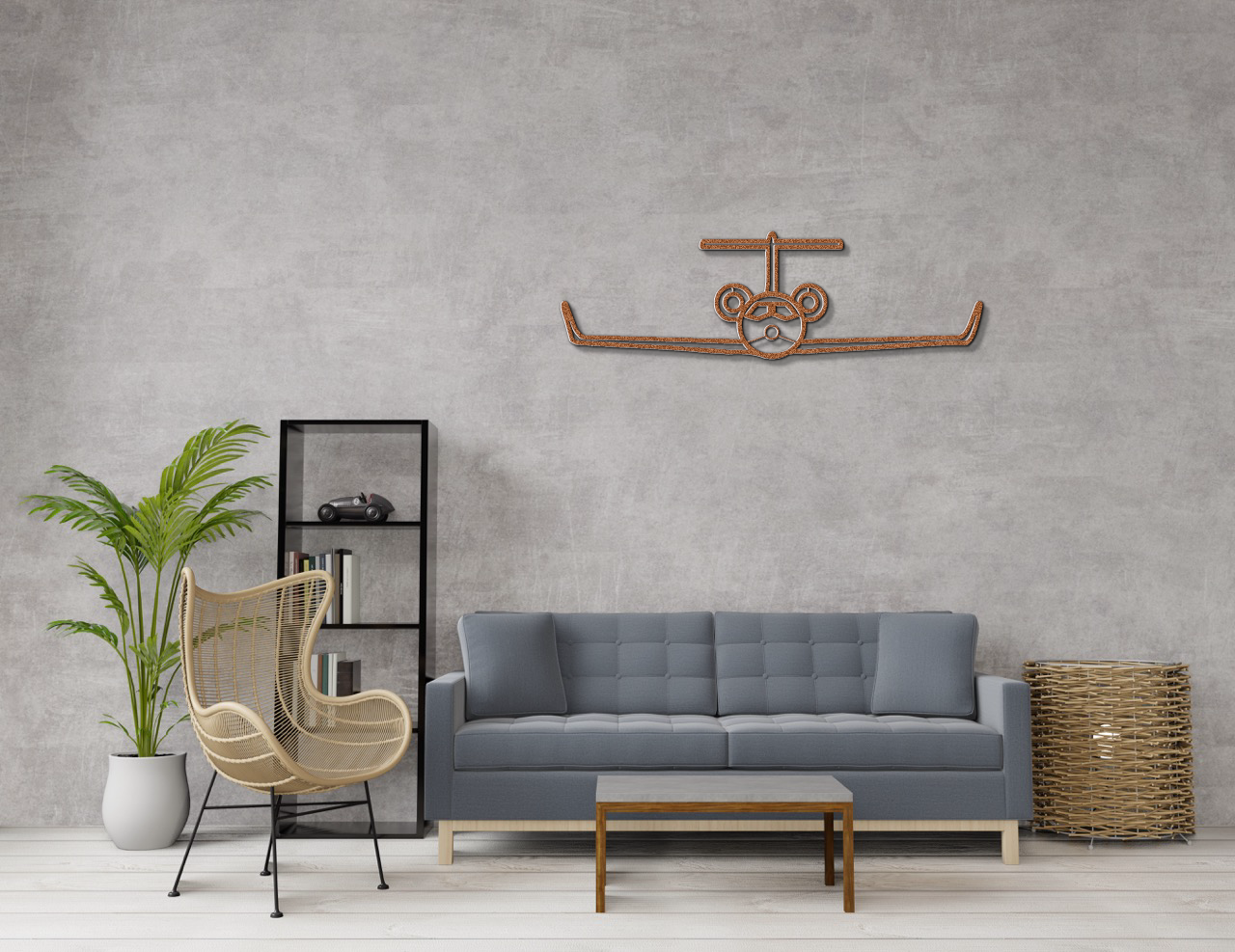 Custom Jet Metal Wall Art – Personalized ‘Jet #1’ Steel Silhouette, LED Optional, Aviation Gift, Powder-Coated Decor