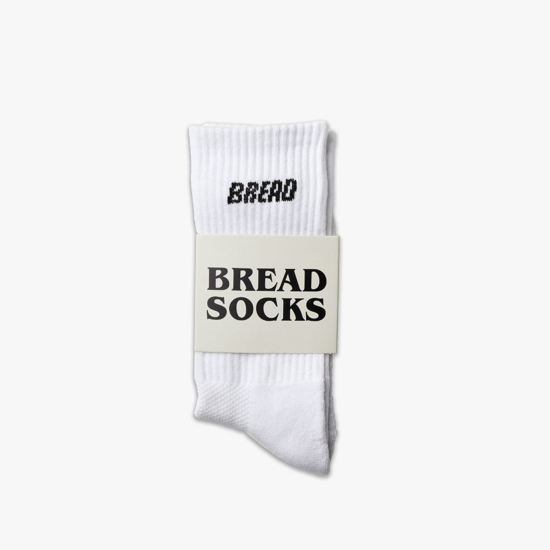 Bread Crew Socks with thick quilted padding and breathable fabric for daily comfort