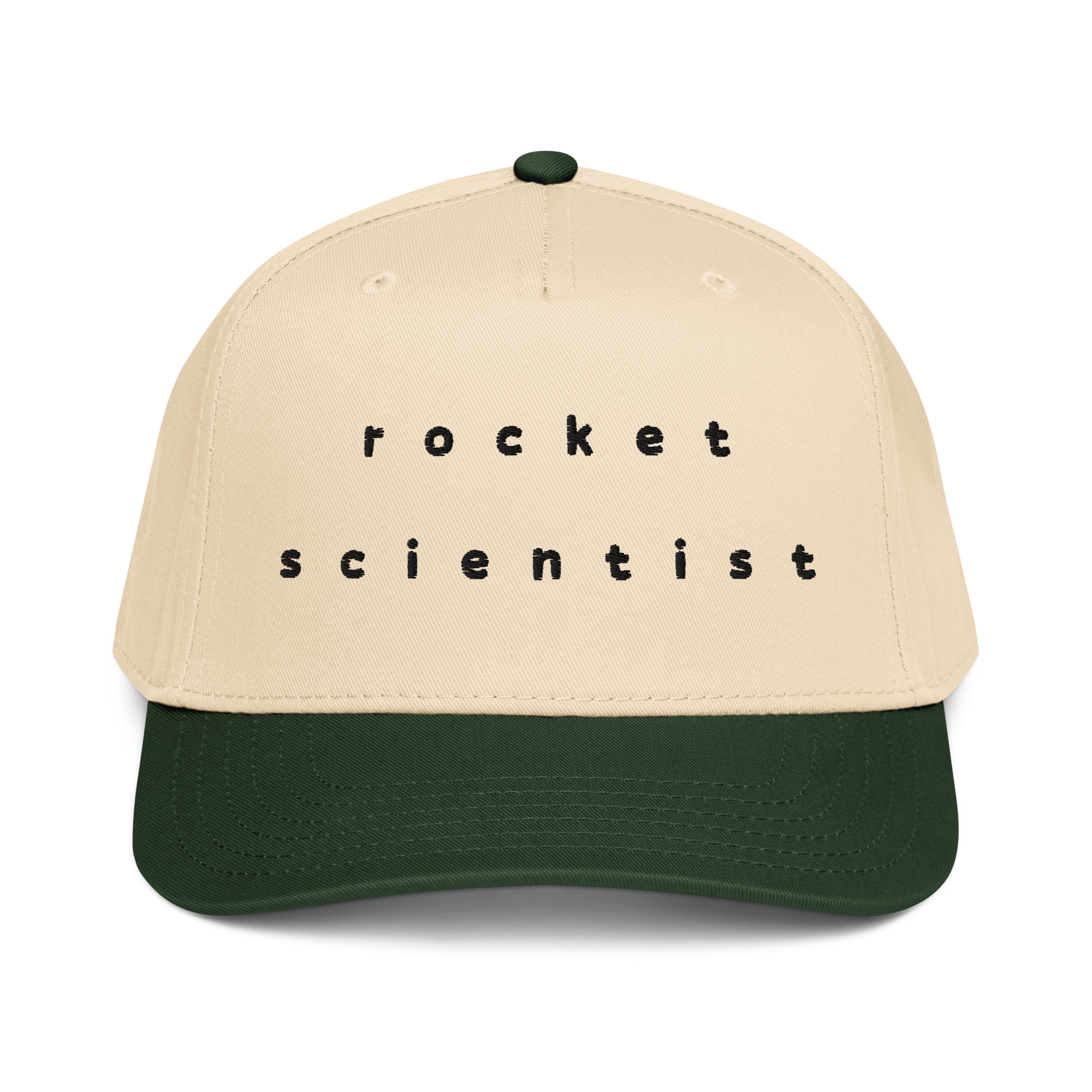 Rocket Scientist Aviation Hat with clean structured front panel and adjustable snap closure.