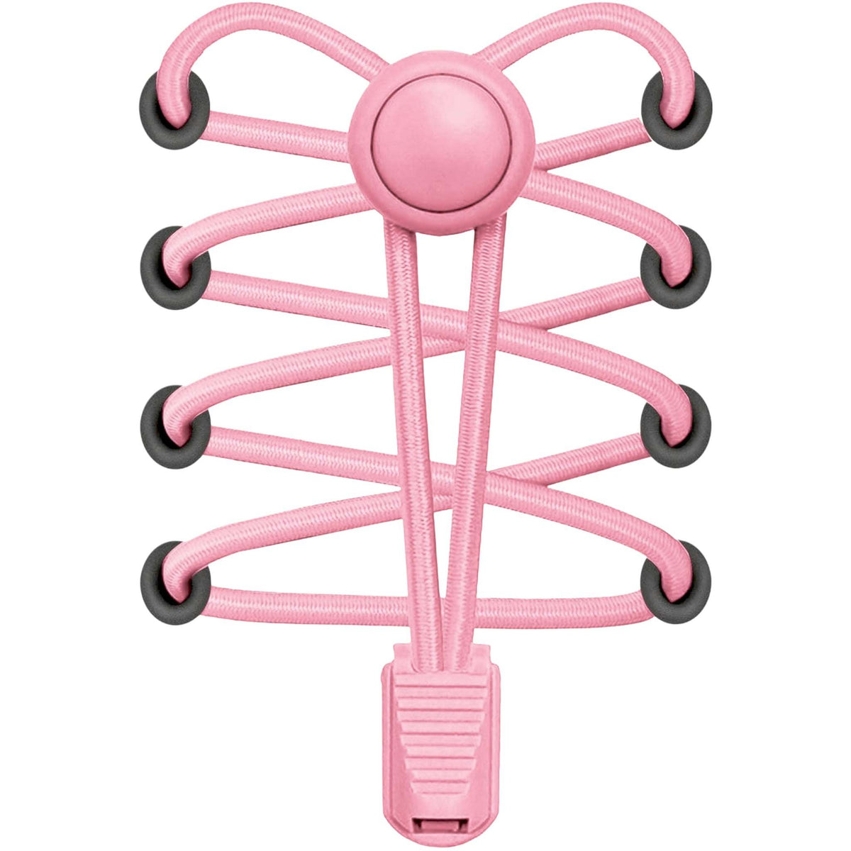 Round Locks Elastic stretchable cut-to-fit shoe laces with matching accessories
