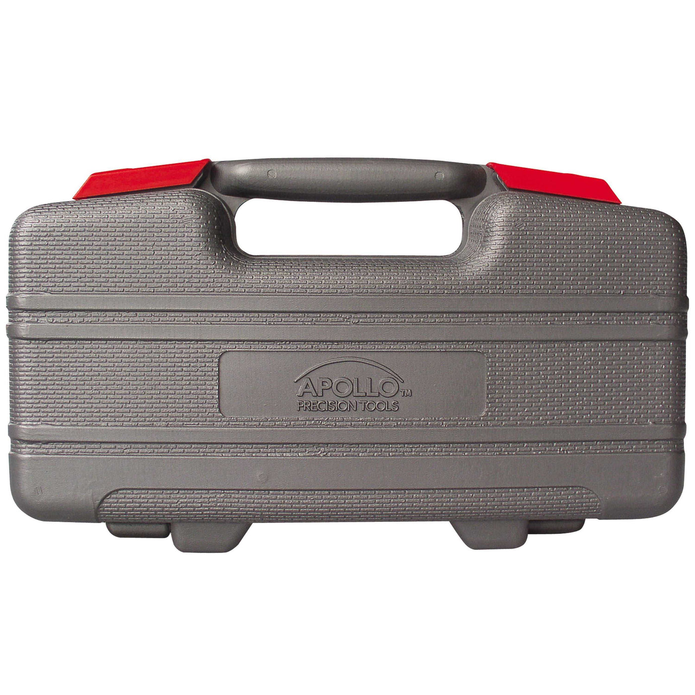 Apollo 39 piece general tool set in gray sturdy compact case with red latches