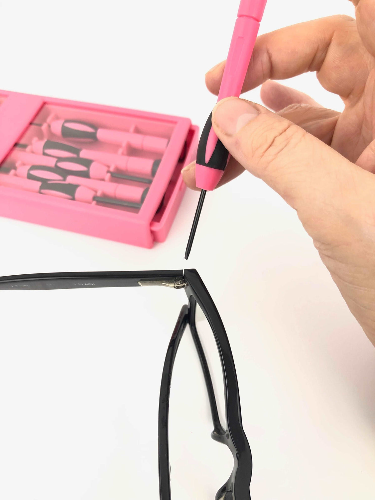 53 Piece Household Tool Kit with Tool Box Pink- DT9773P - Prop and Piston