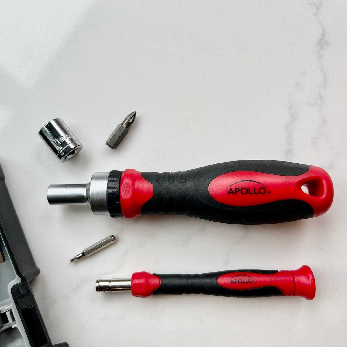 55 Piece Metric Tool Set with Ratcheting Bit Driver, Precision Bit Driver and Bit Assortment - DT5024 - Prop and Piston