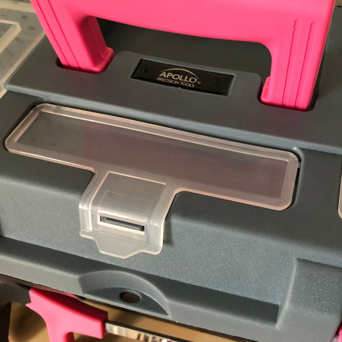 Pink 170 Piece Household Tool Kit with New and Improved Tool Box - DT7103P - Prop and Piston