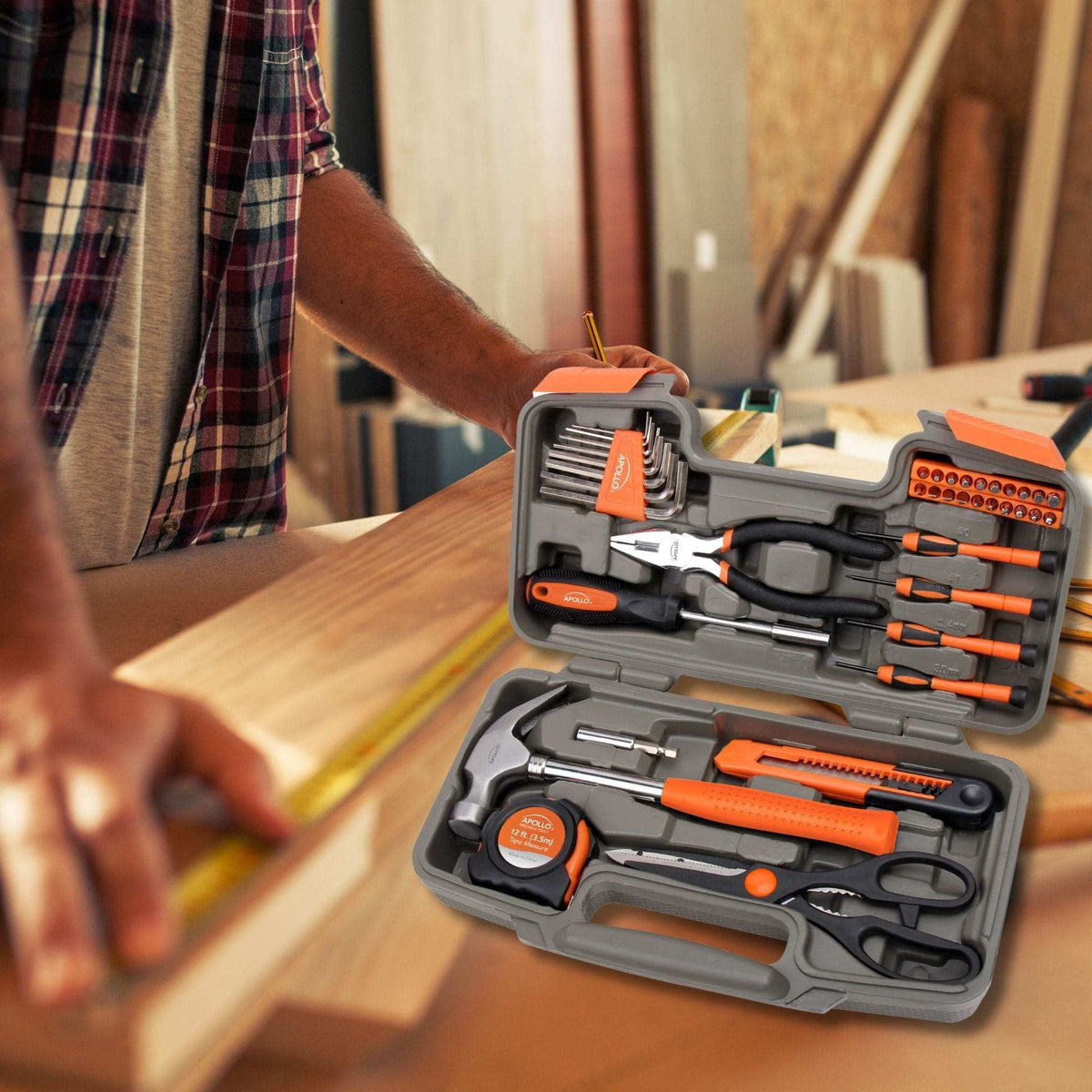 39 Piece General Tool Kit - DT9706OR - Prop and Piston