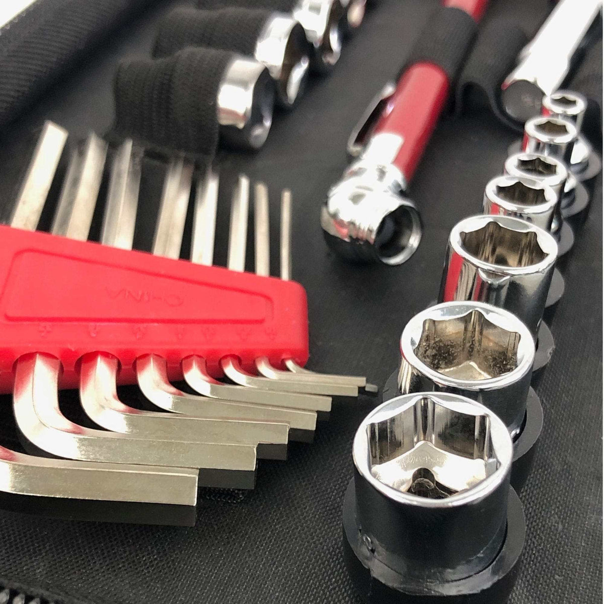 56 Piece SAE Auto Tool Set In Zipper Case - DT9774 - Prop and Piston