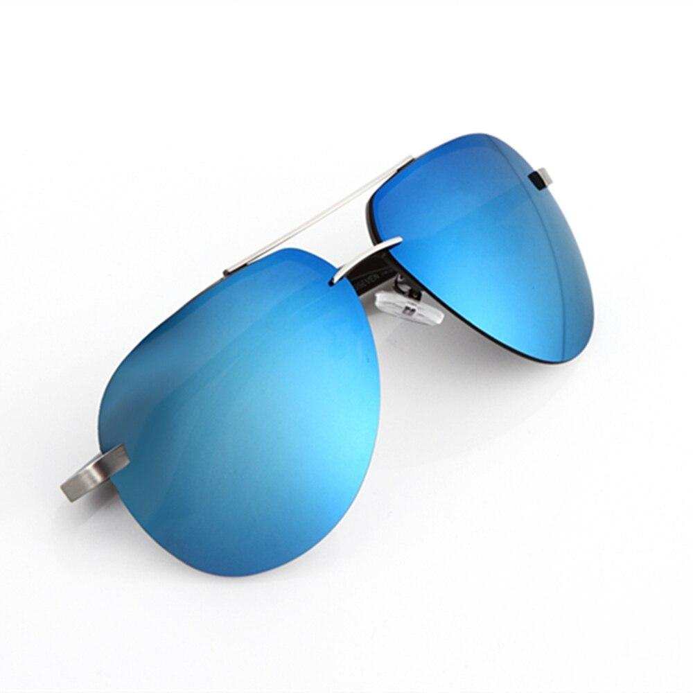 Luxury Aluminium Magnesium Men's Sports Driving Polarized Sunglasses With Stanless Steel Frame Ultra Light Men Glasses In Aviation Pilot Style With UV400 Protection