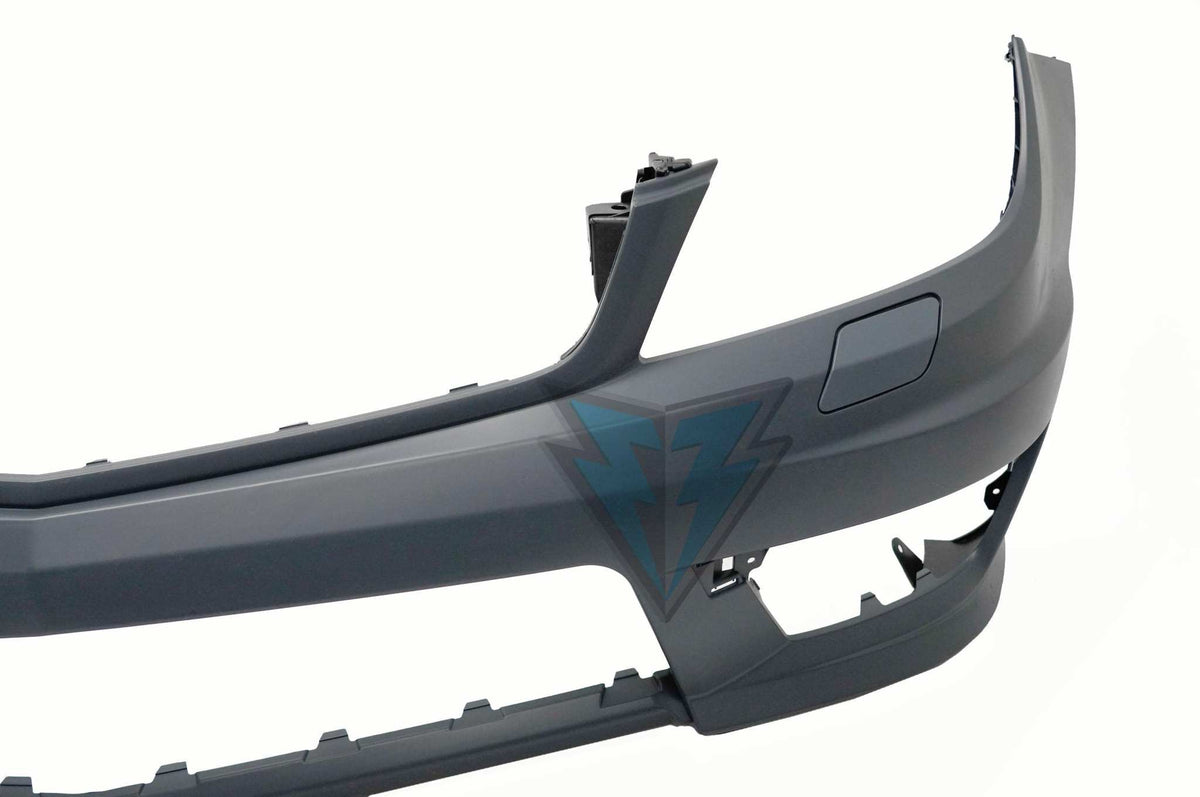 2012-2014 Mercedes Benz W204 facelift C63 AMG style front bumper conversion kit on C-Class sedan