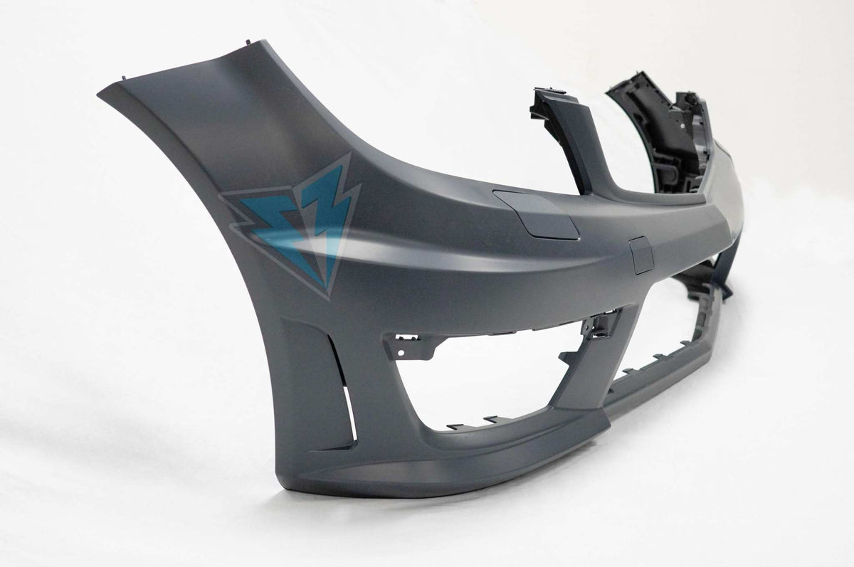 2012-2014 Mercedes Benz W204 facelift C63 AMG style front bumper conversion kit on C-Class sedan