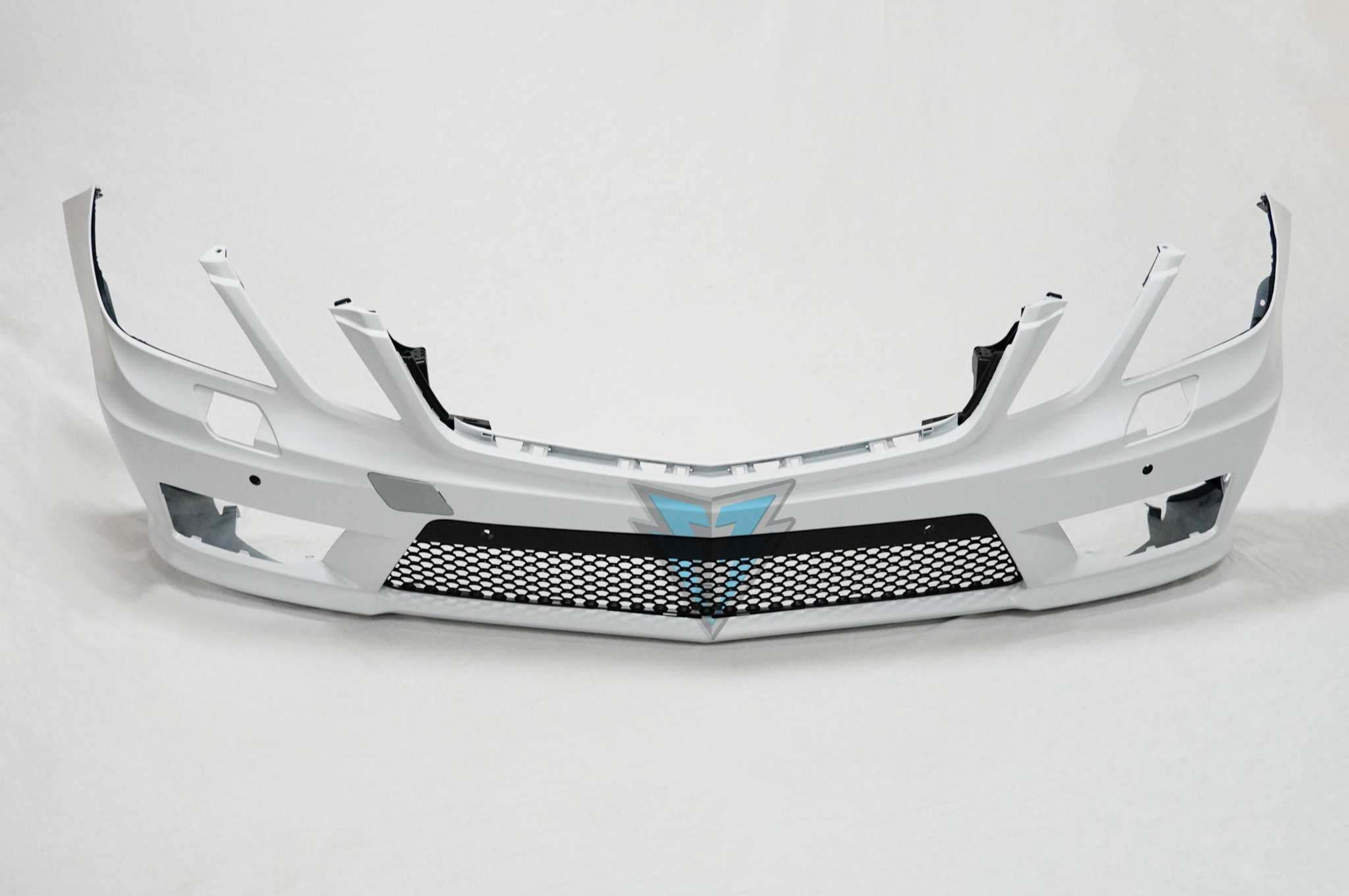2010-2013 Mercedes Benz (W212) Pre-Facelift E63 AMG Style Front Bumper Conversion Kit (DRL Included) - Prop and Piston