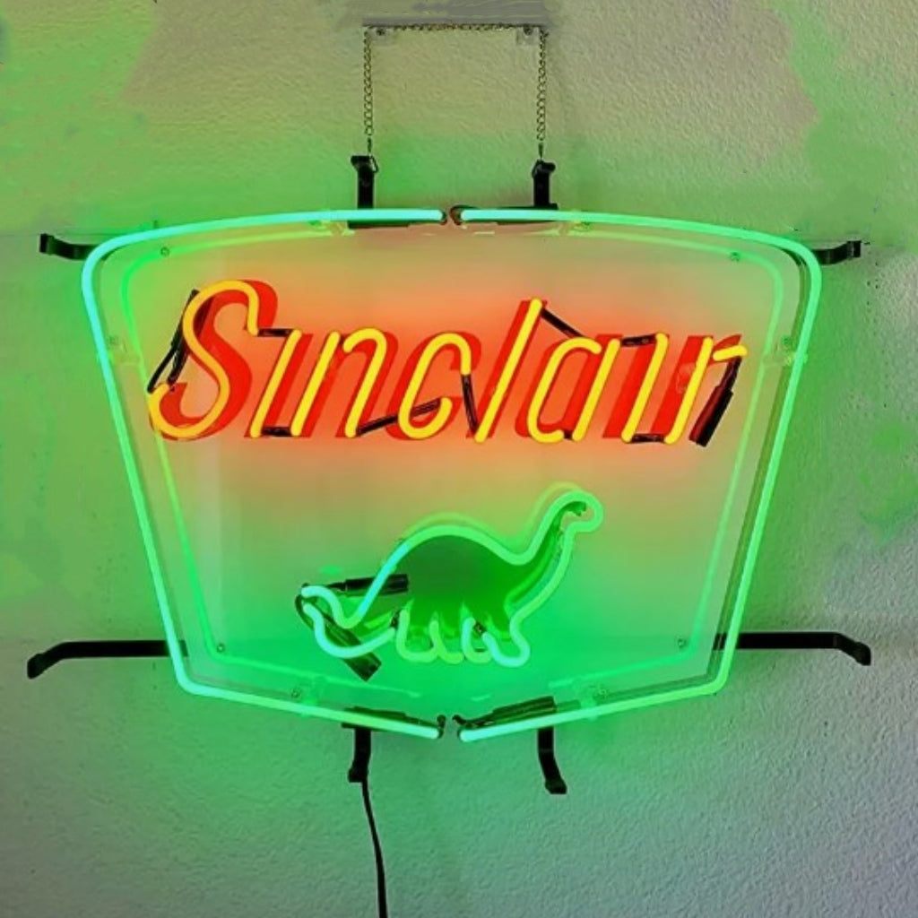 Sinclair Dino Gasoline Neon Signs Light