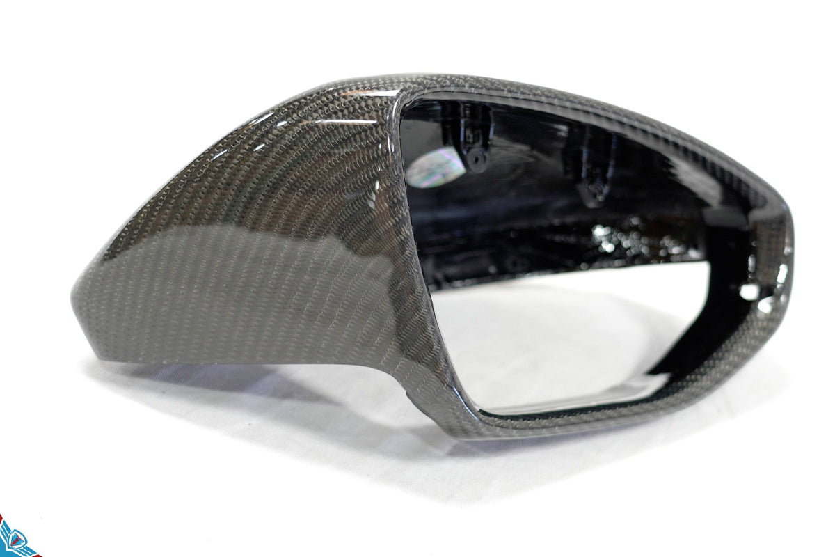 2020+ Audi E-Tron GT Genuine Carbon Fiber Mirror Covers | FYBR Aerodynamics - Prop and Piston