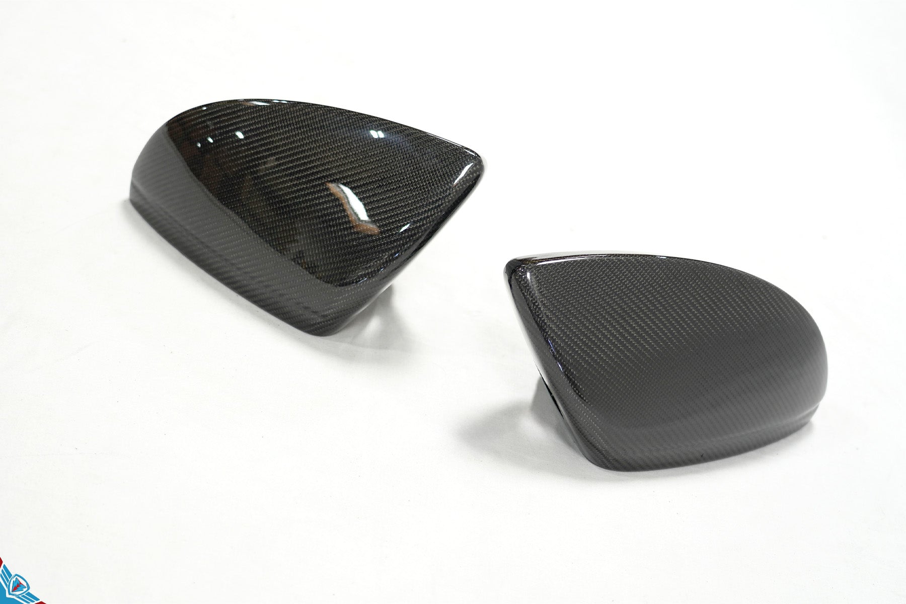 2020+ Audi E-Tron GT Genuine Carbon Fiber Mirror Covers | FYBR Aerodynamics - Prop and Piston