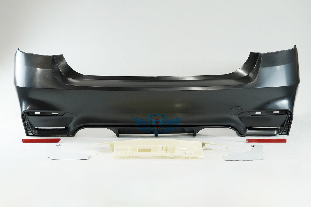 2012-2018 BMW 3 Series (F30) M3 Style Rear Bumper Conversion Kit - Prop and Piston