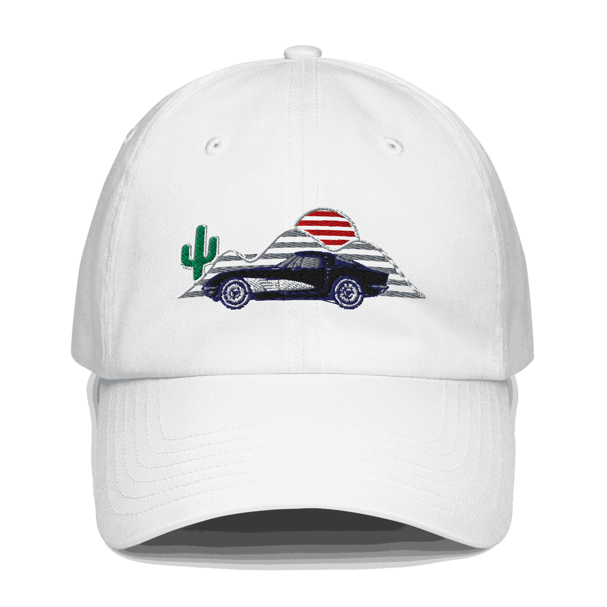 C1 Corvette embroidered hat Classic Car Embroidered Automotive Hat - Prop and Piston