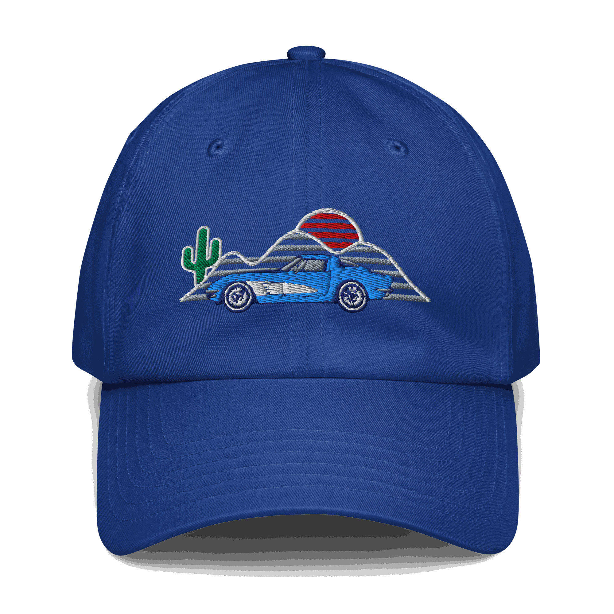 C1 Corvette Sunset Hat – Classic Automotive Hat for Vintage Vette Fans - Prop and Piston