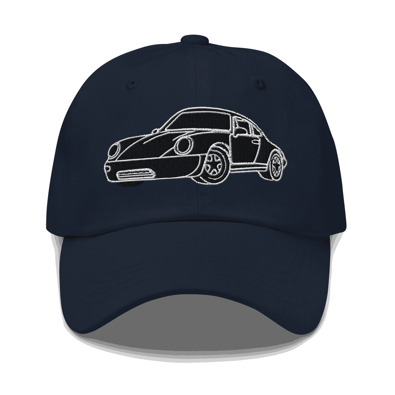 911 Black Racer Dad Hat heavyweight tee 911 Black