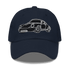 911 Black Racer Dad Hat heavyweight tee 911 Black
