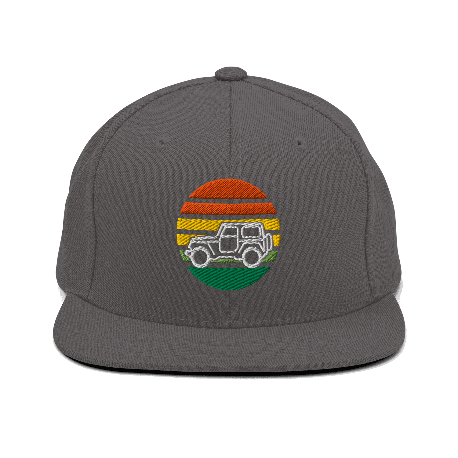 Automotive Hat 4 x 4 Embroidered Retro Snapback