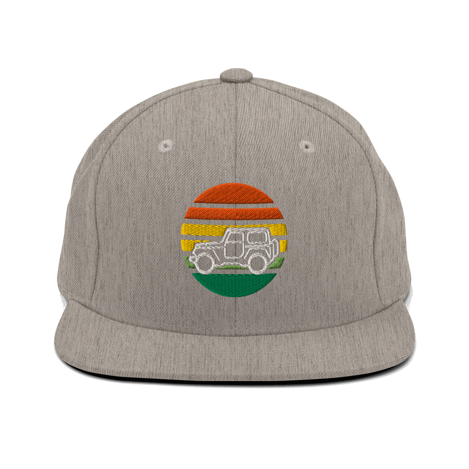 Automotive Hat 4 x 4 Embroidered Retro Snapback