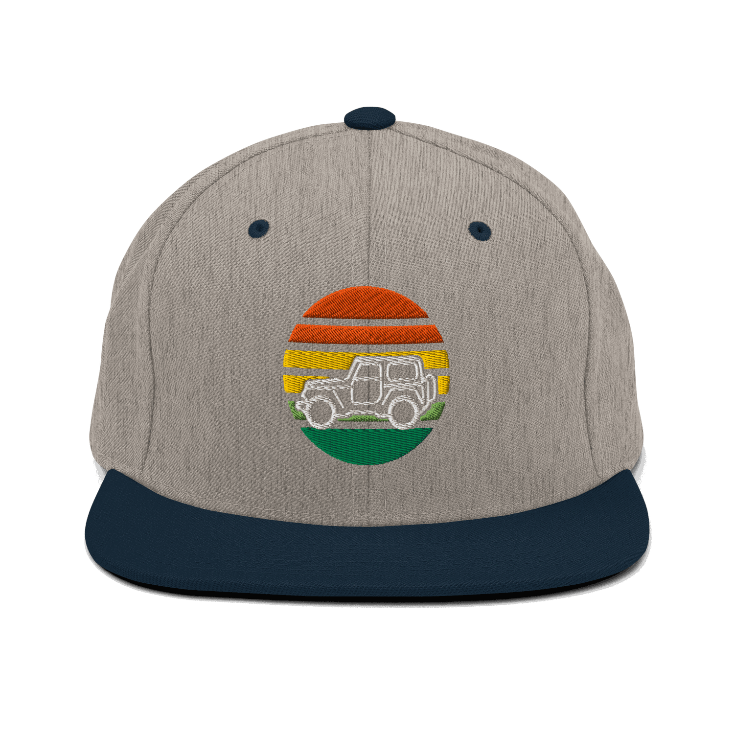 Automotive Hat 4 x 4 Embroidered Retro Snapback