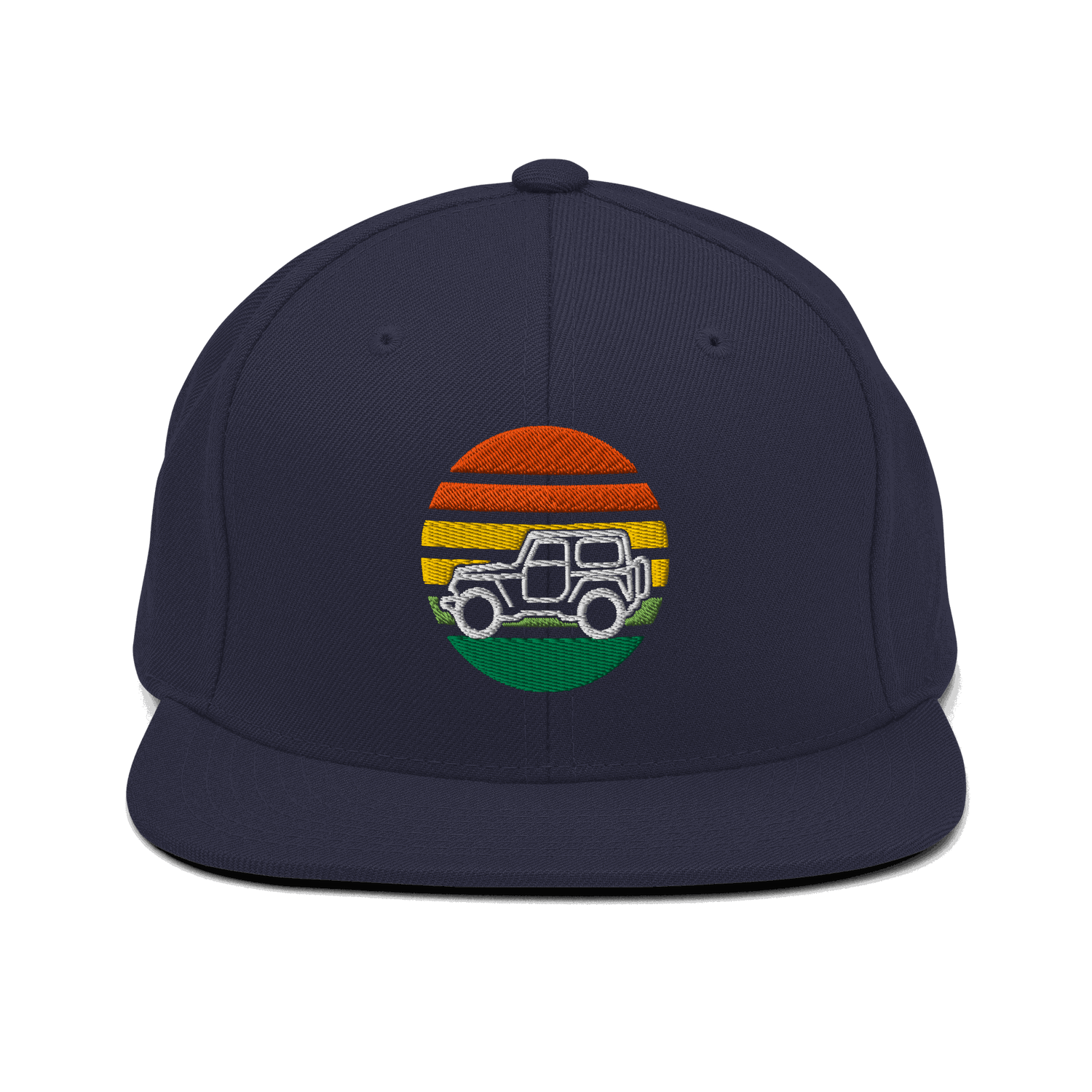 Automotive Hat 4 x 4 Embroidered Retro Snapback