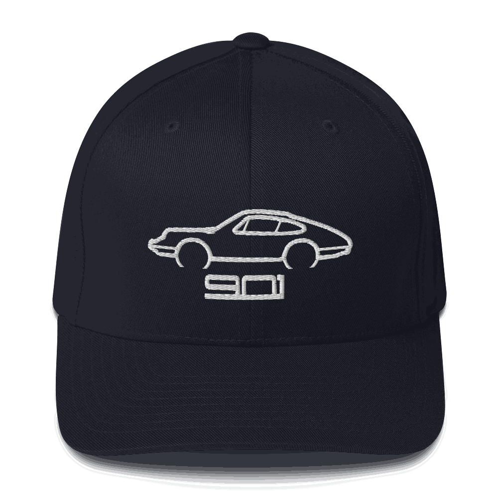 Nine Eleven Cap embroidered with classic 901 racing design for automotive enthusiasts