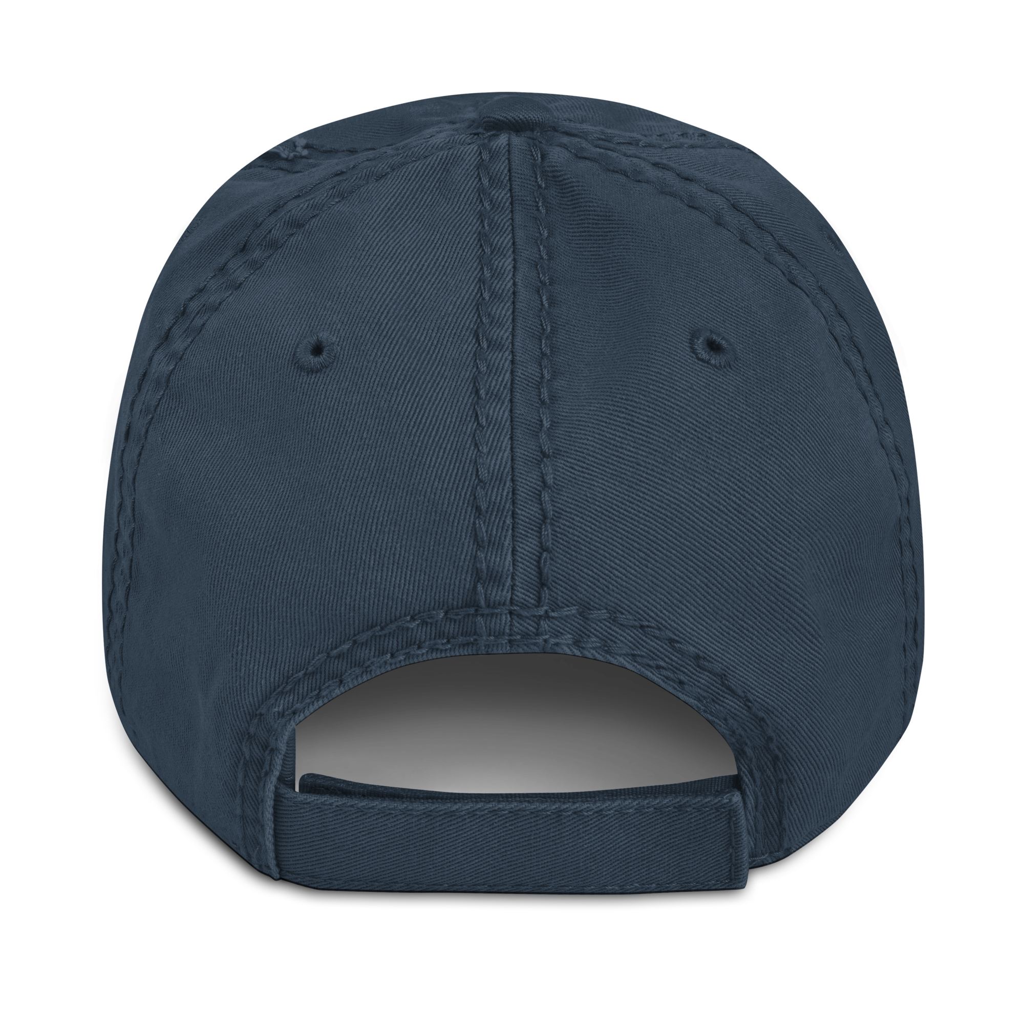 Navy aviation hat back view, hook-and-loop closure