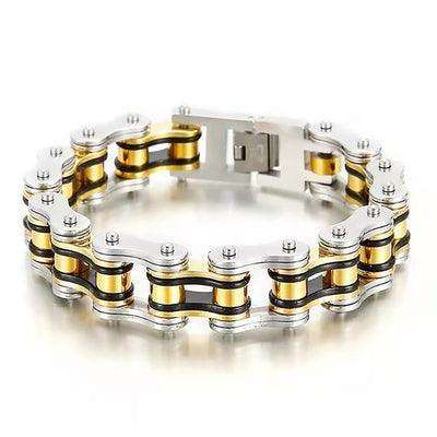 Diverse colorful motorcycle chain bracelet