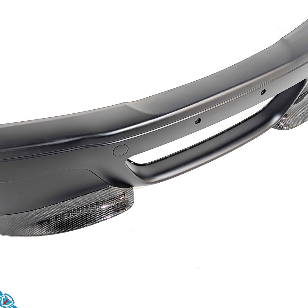 2001-2006 BMW M3 (E46) CSL Style Front Bumper Kit with Carbon Fiber Splitters (Coupe/Convertible)