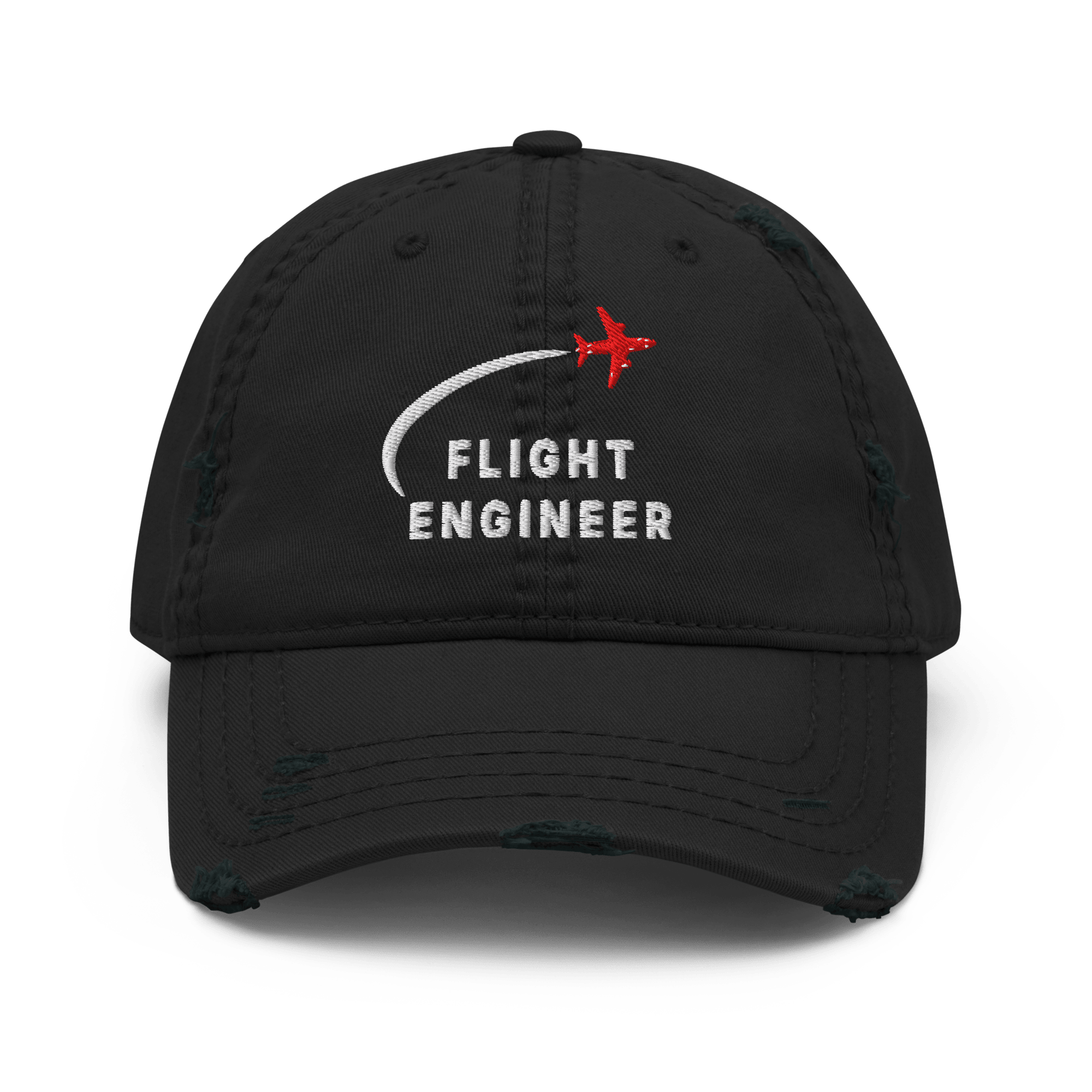 Flight Engineer distressed aviation dad hat - Prop and Piston