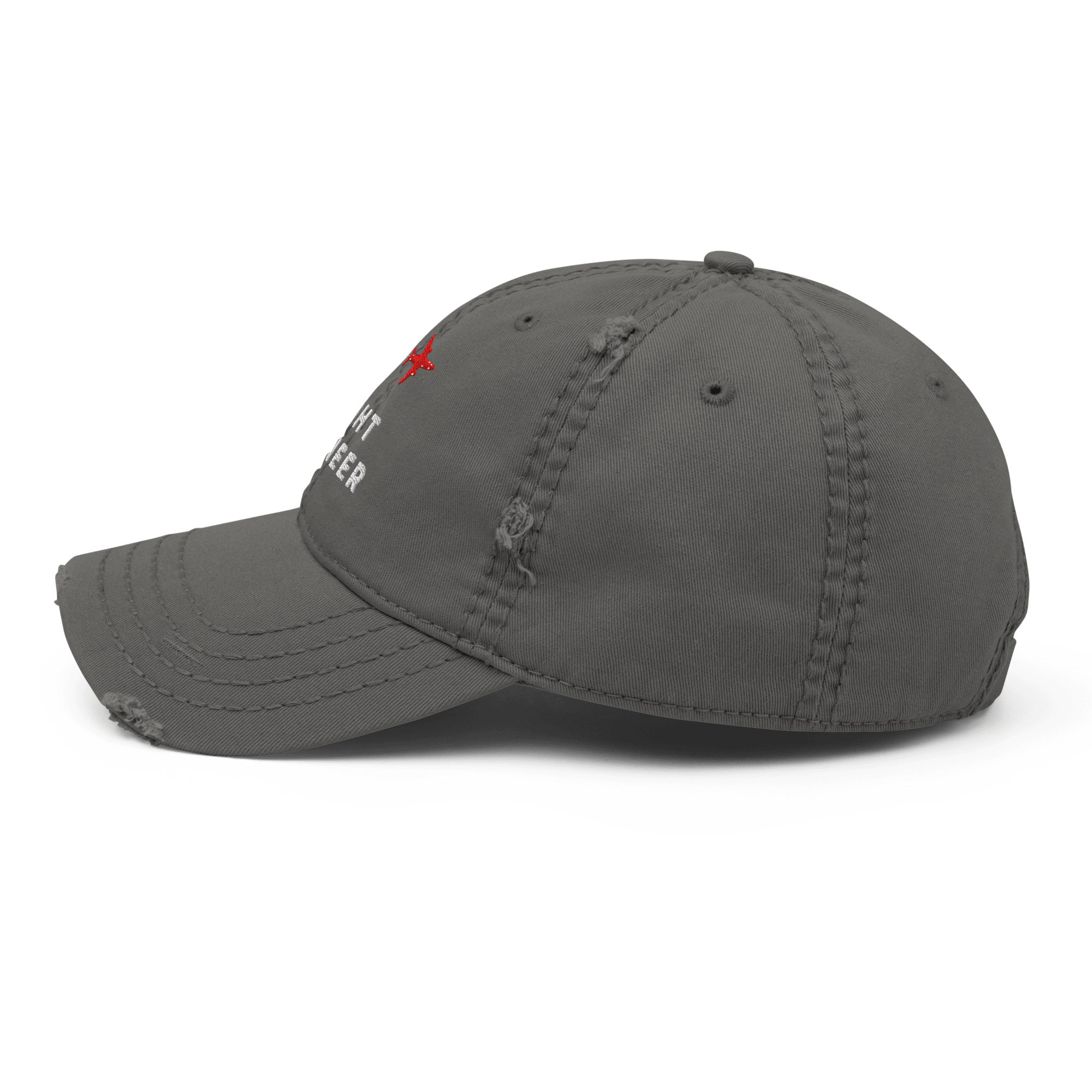 Flight Engineer distressed aviation dad hat - Prop and Piston