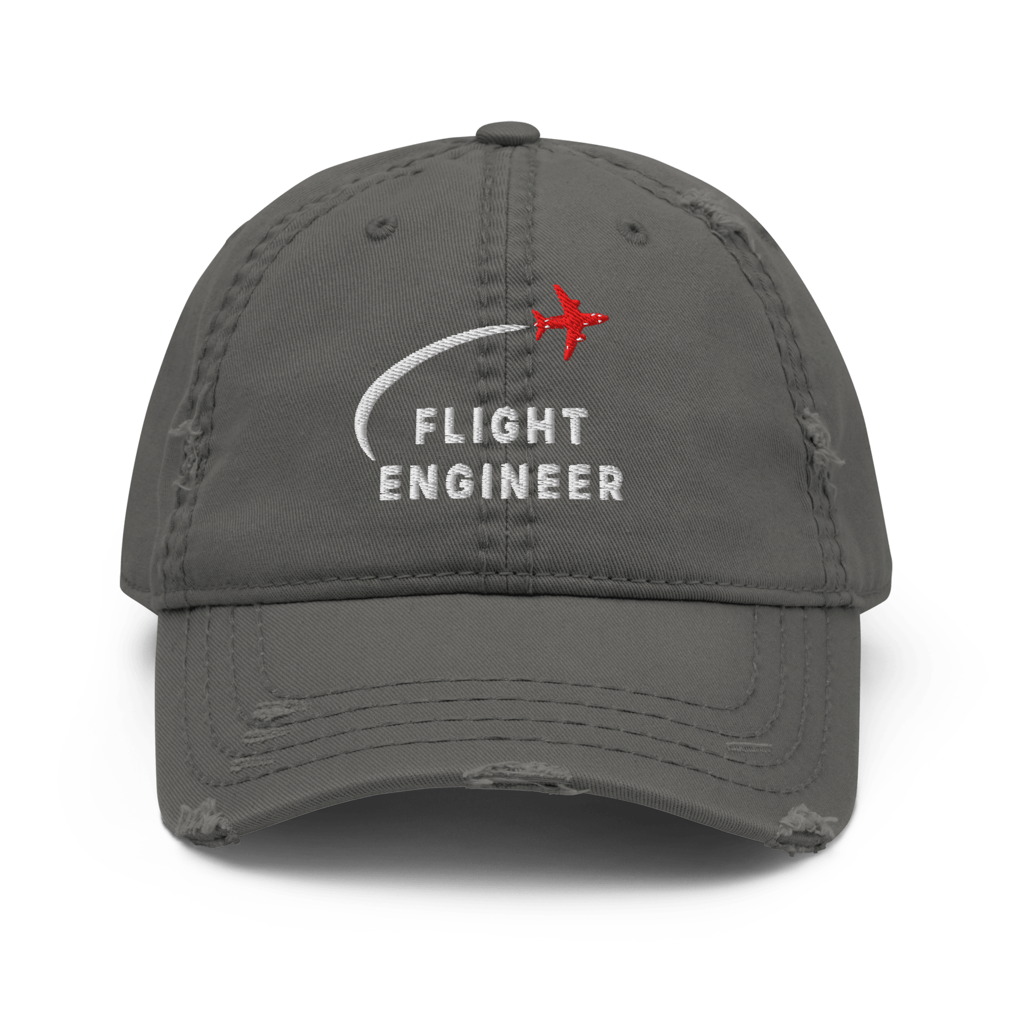 Flight Engineer distressed aviation dad hat - Prop and Piston