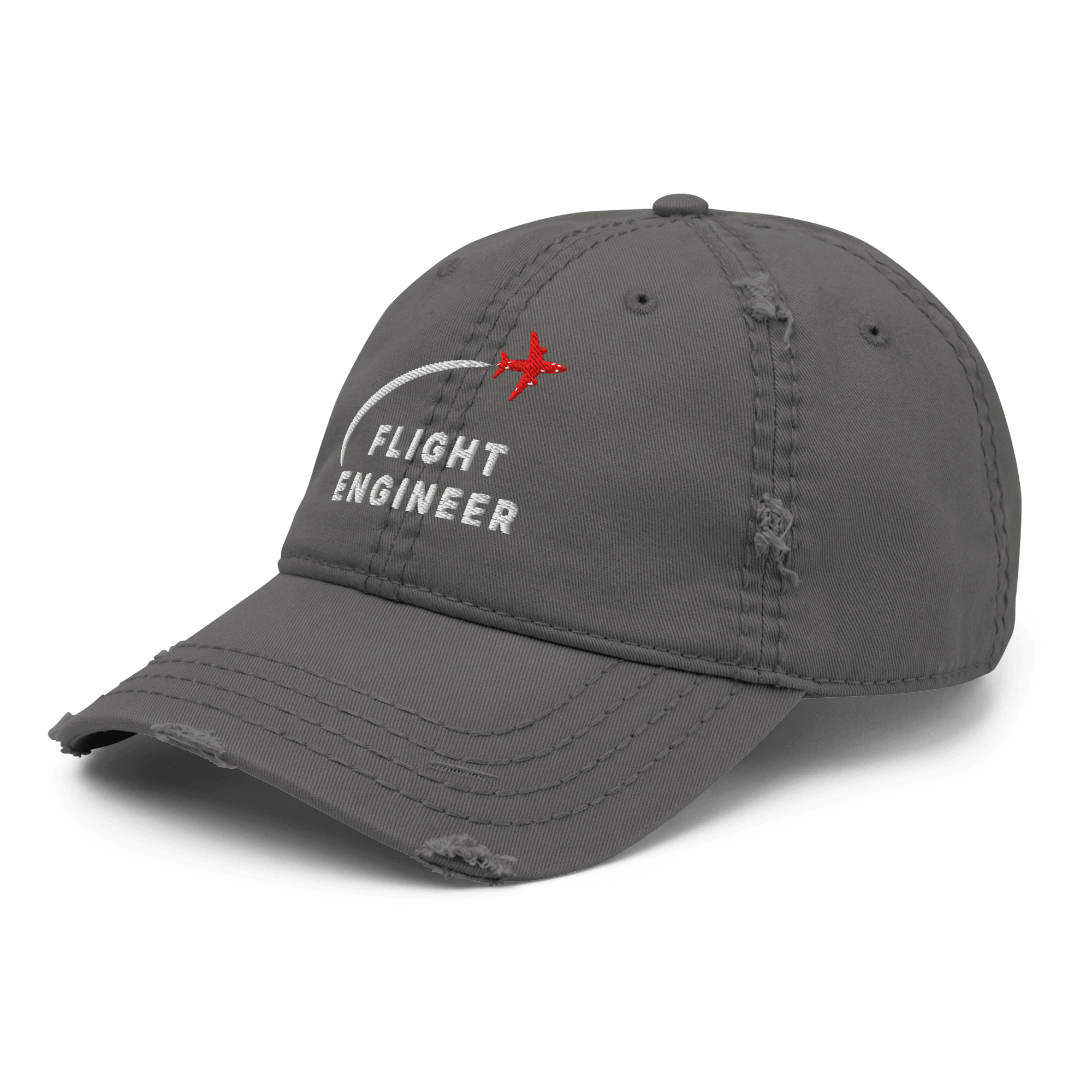 Flight Engineer distressed aviation dad hat - Prop and Piston