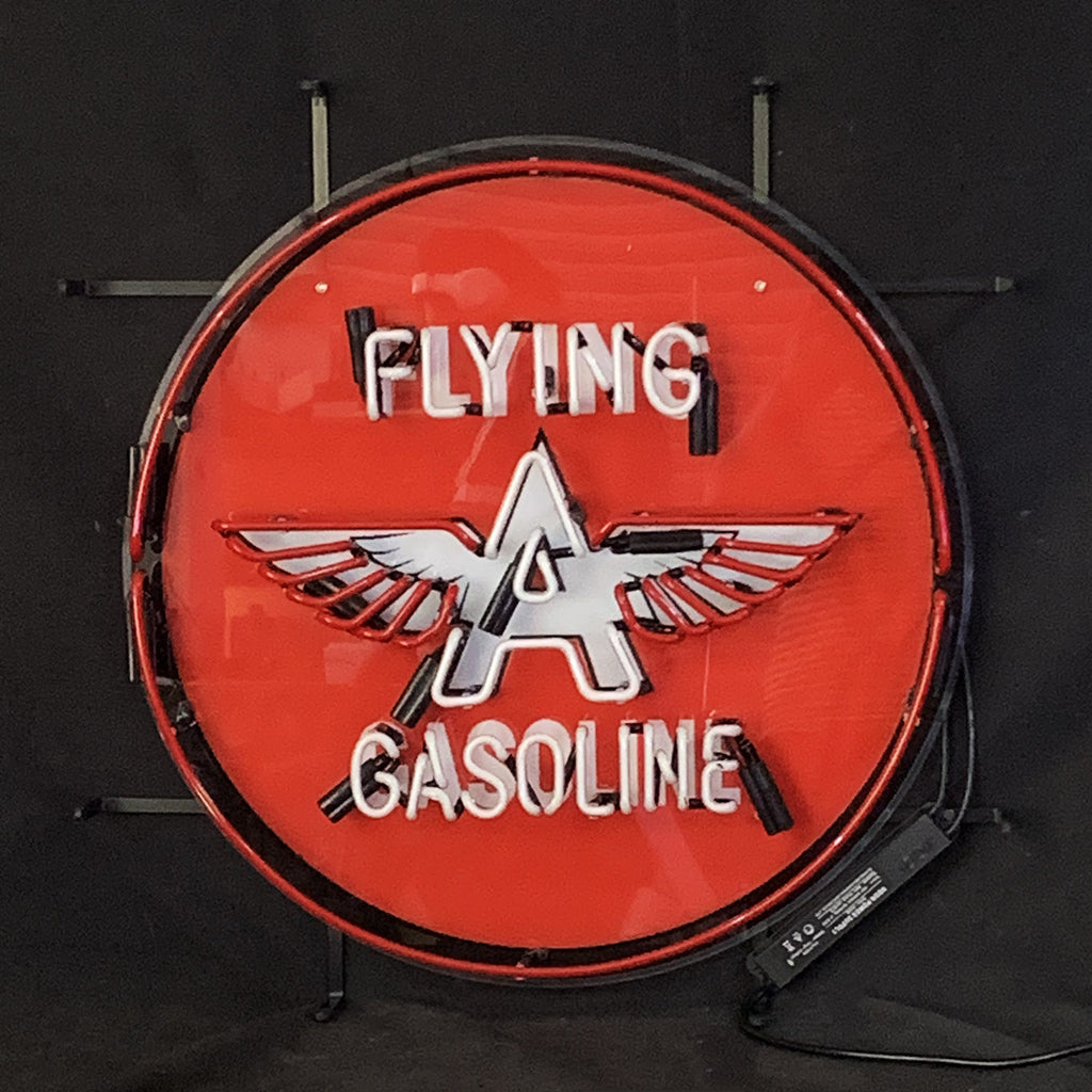 Flying Gasoline Wings Neon Sign Light - Prop and Piston