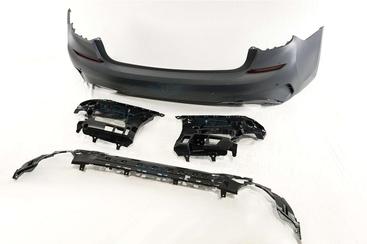 2019-2022 BMW Pre-LCI 3 Series (G20) M Sport (M340i) Style Rear Bumper Conversion Kit - Prop and Piston