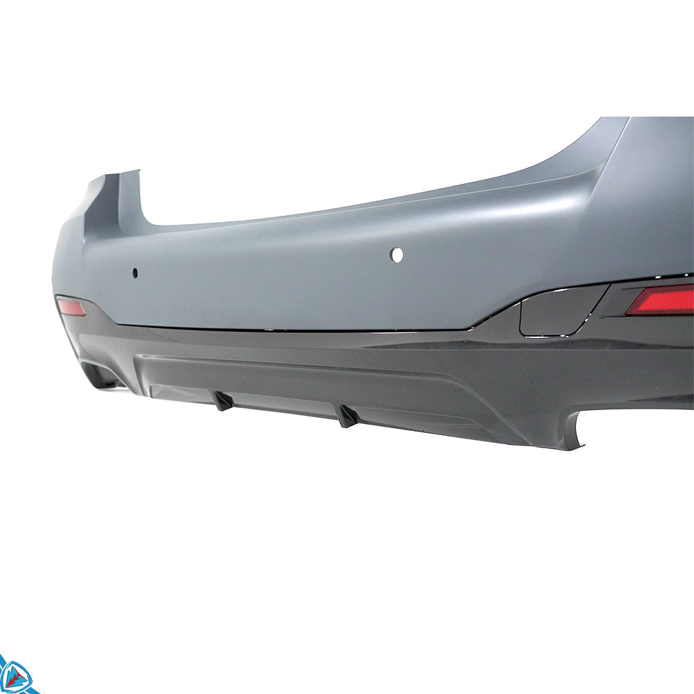 2021-2023 BMW LCI 5 Series (G30) M-Sport Style Rear Bumper Conversion Kit - Prop and Piston
