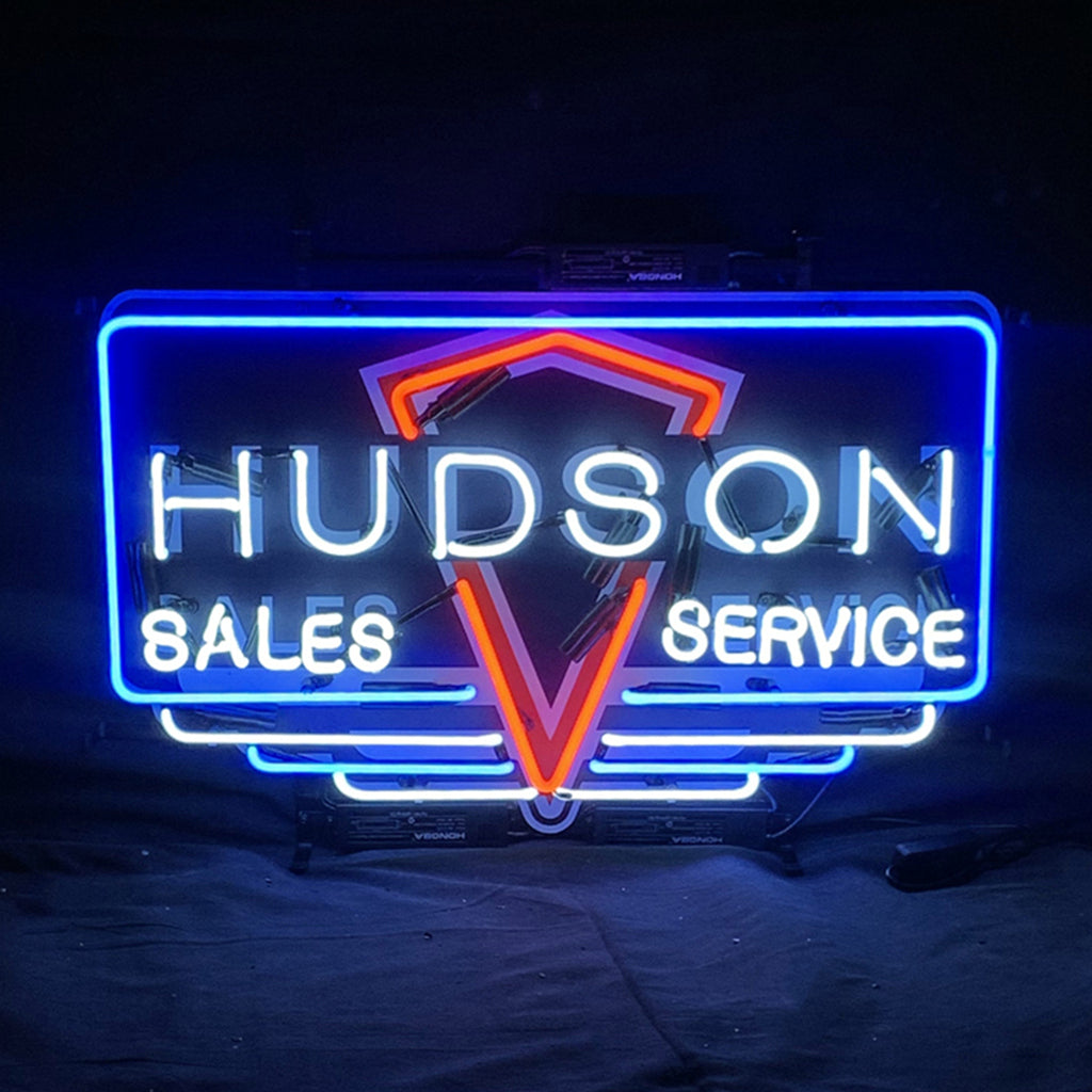 Hudson Sales Service Neon Signs Light - Prop and Piston