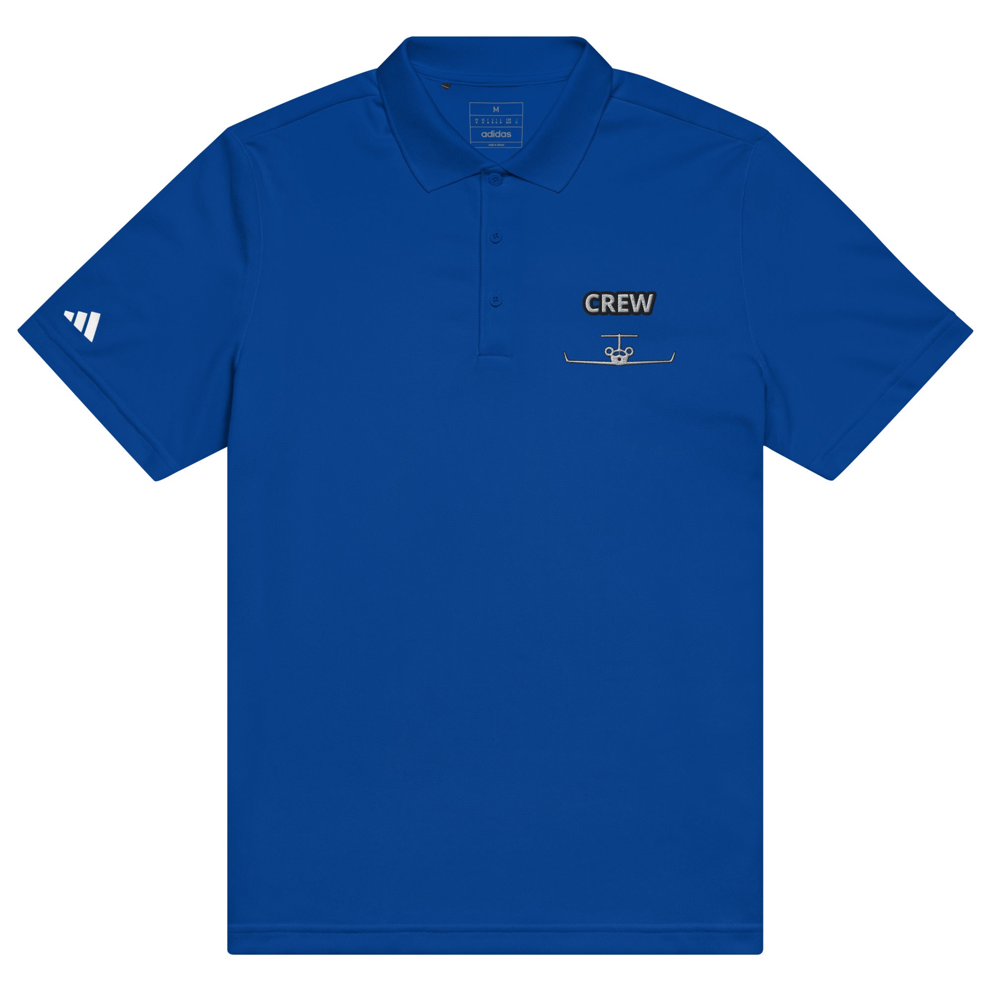 Jet Set Crew Adidas Sport Polo - Prop and Piston