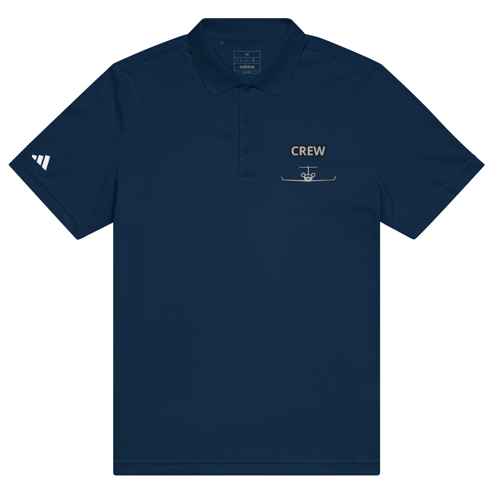 Jet Set Crew Adidas Sport Polo - Prop and Piston