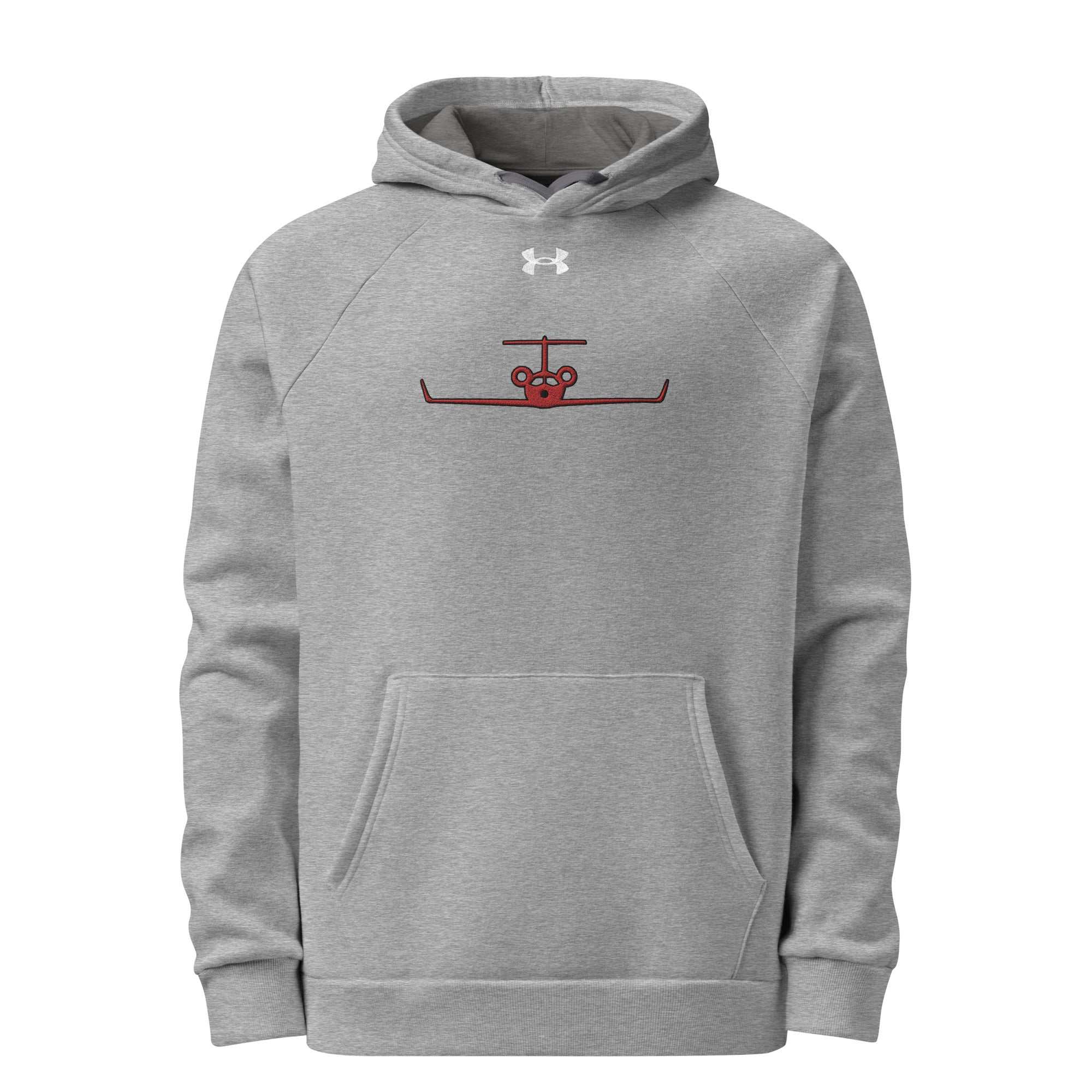 Jet Set Limited Red Edition soft fleece hoodie with relaxed fit and embroidered Under Armour logo
